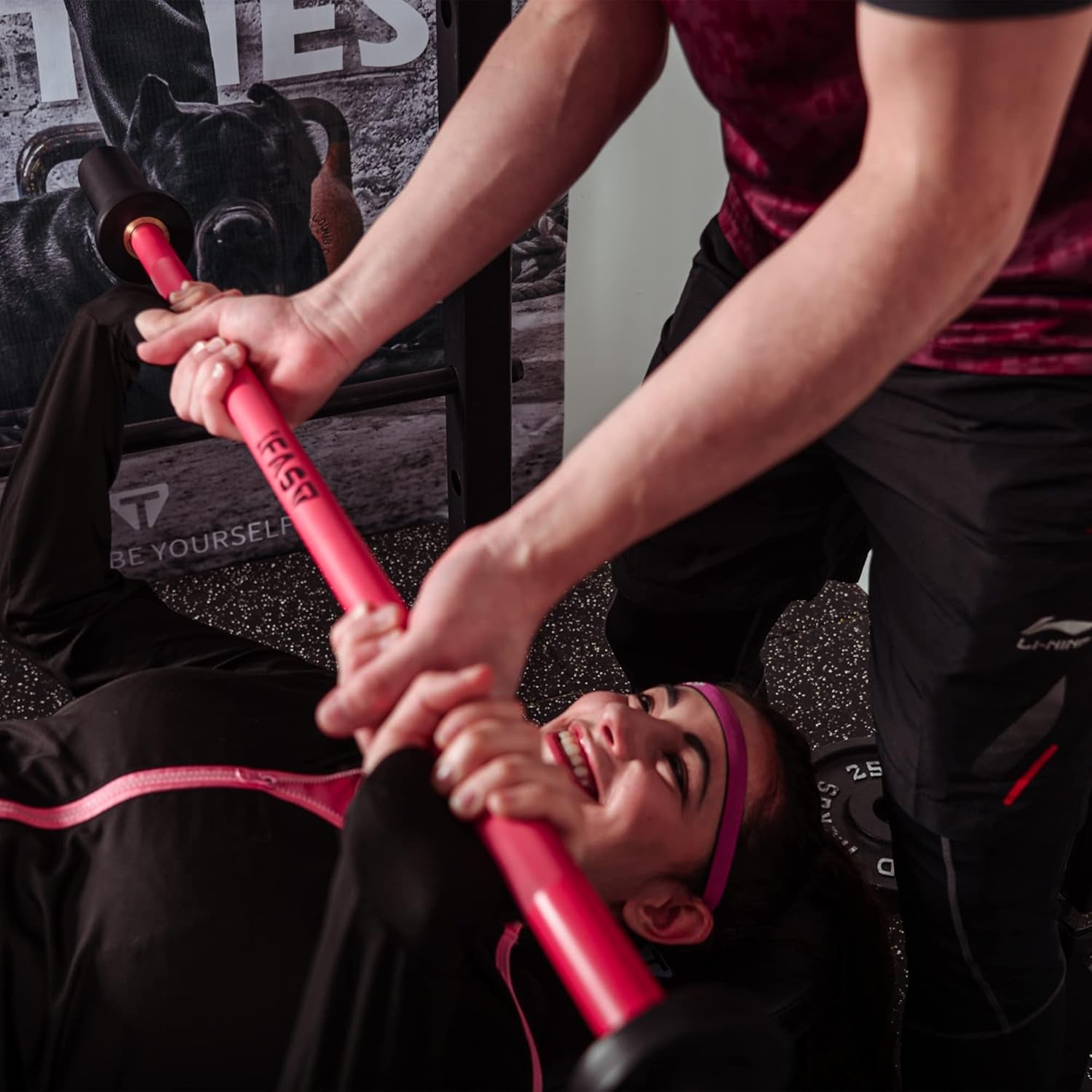 Olympic Barbell Bar 4FT Solid Chrome Barbell with Bearing, 7.2FT Home Gym 2" Weightlifting Bar, 400Lbs/1200Lbs Weight Capacity