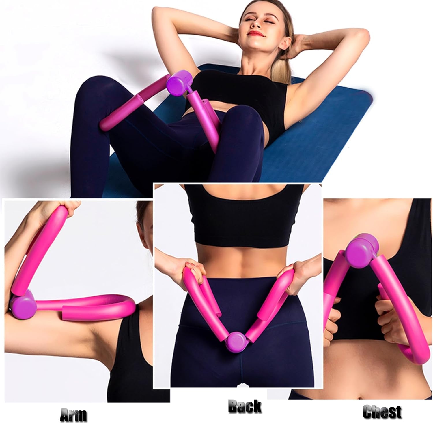 Thigh Exerciser Equipment,Pelvic Floor Trainer,Home Fitness Equipment,Inner Thigh Exerciser Workout,Trimmer Thin Body,Leg Exercise Equipment,Arm Trimmers