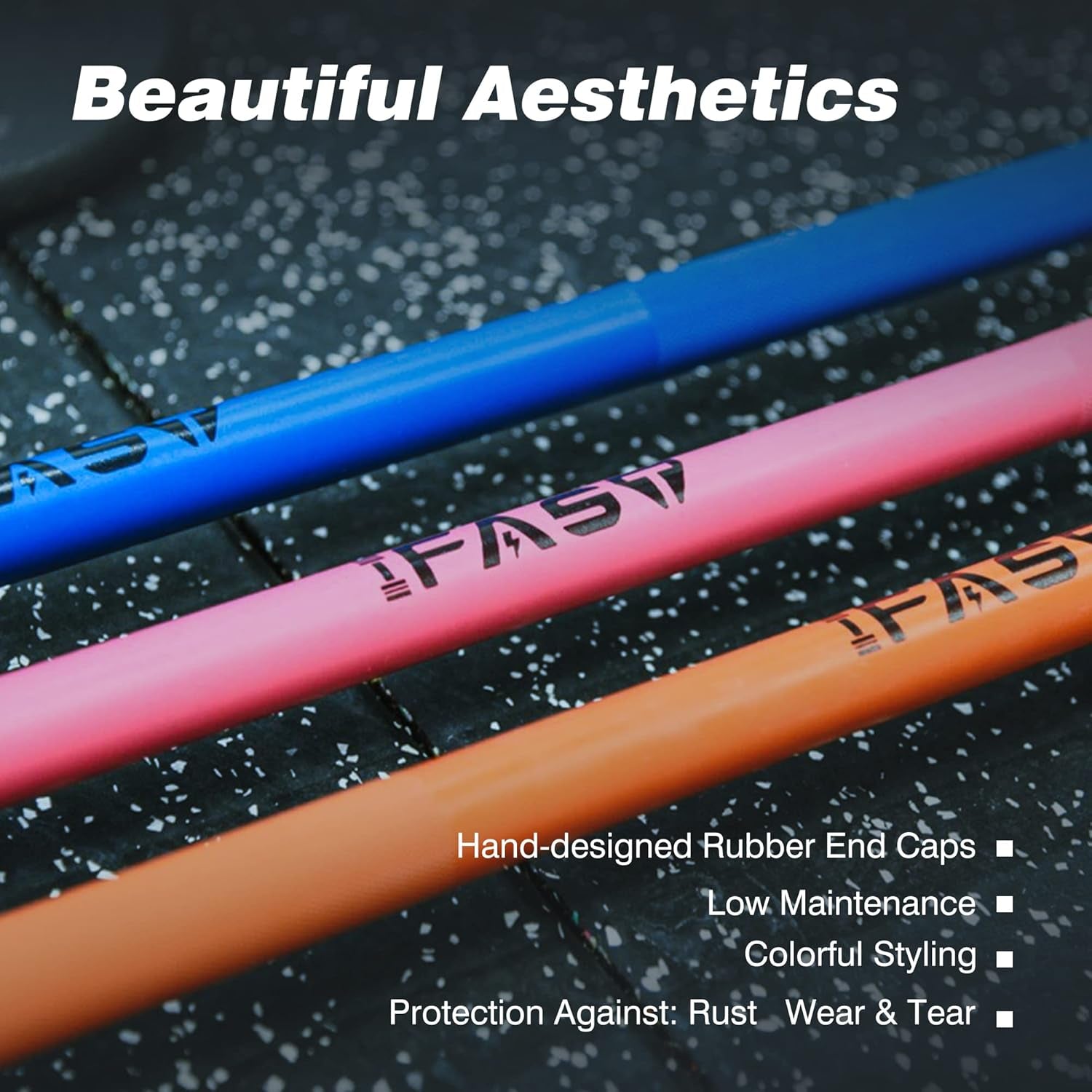 Olympic Barbell Bar 4FT Solid Chrome Barbell with Bearing, 7.2FT Home Gym 2" Weightlifting Bar, 400Lbs/1200Lbs Weight Capacity