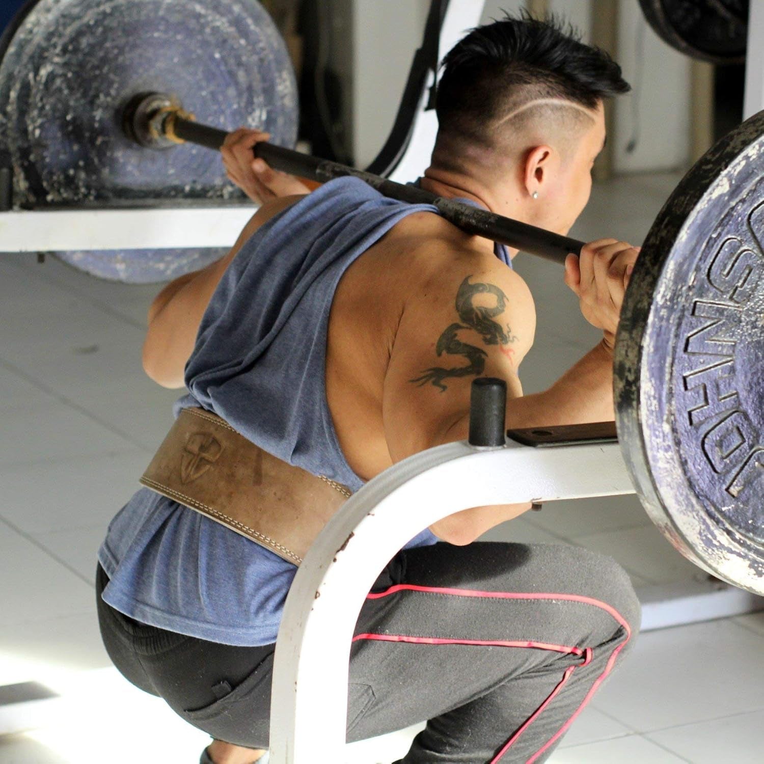 Weight Lifting Belt - 4 Inches Wide by 10Mm - Single Prong Powerlifting Belt That'S Heavy Duty - Vegetable Tanned Leather - HYDE Brown Small