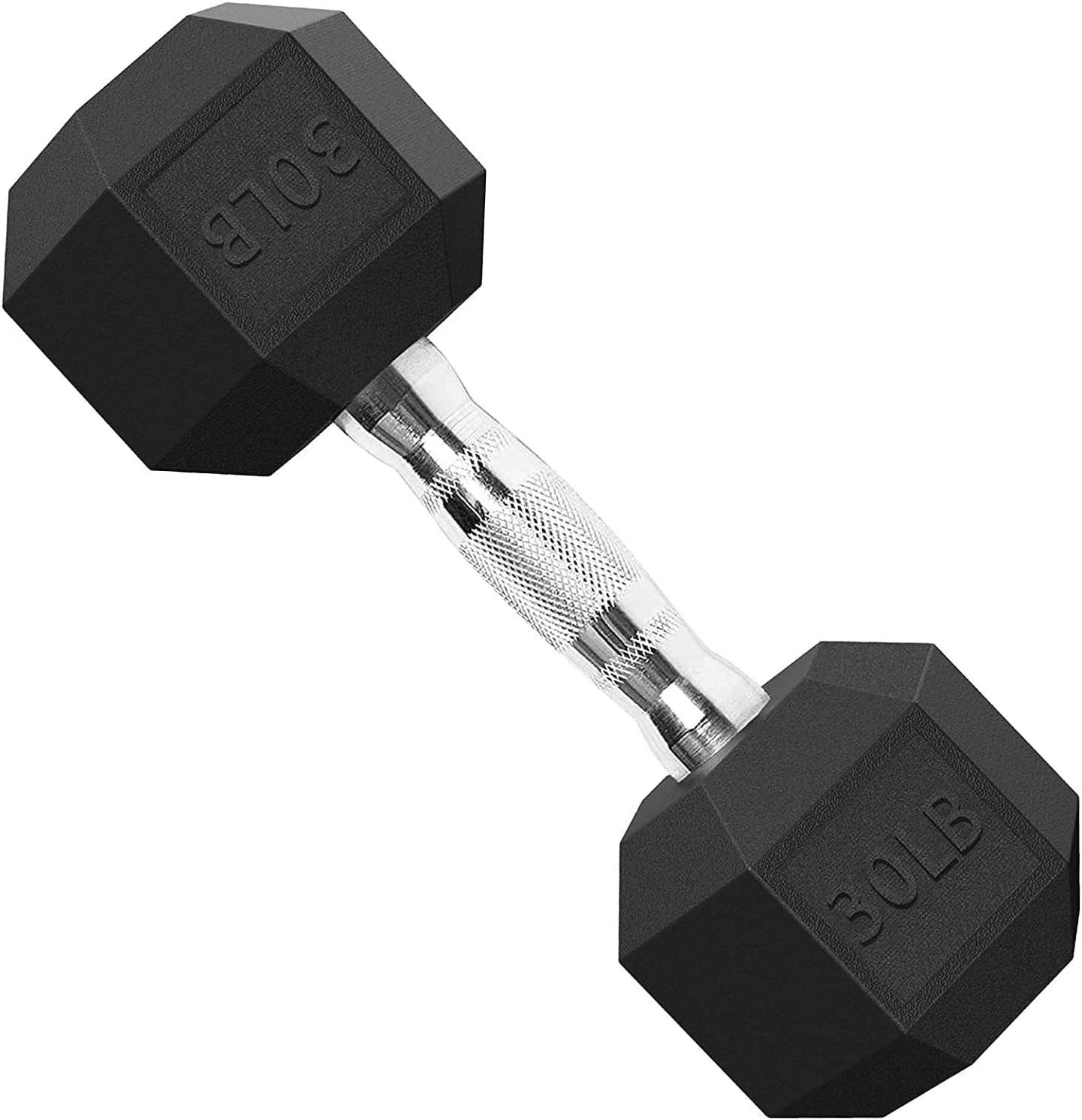 Dumbbells Free Weights Dumbbell Hand Weight Rubber Coated Cast Iron Hex Black Dumbbell Set, for Gym Equipment Workouts Strength Training for Women, Men(5 15 20 25 30 35 40 45 50Lb)