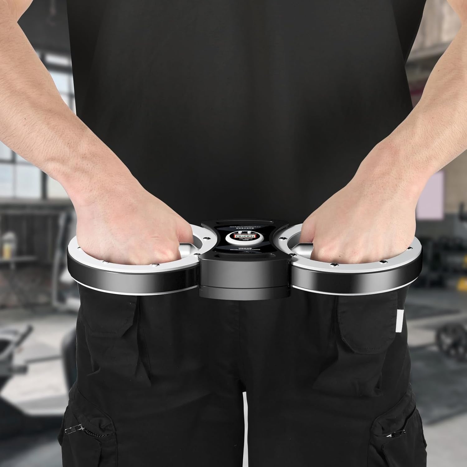 Rotator Machine, 12 Pounds Boxing Forearm Trainer, Adjustable Resistance 360° Rotating Grips, Shoulder Exercise Equipment for Men and Women Wrist, Shoulder, Upper Arm Workout Equipment White