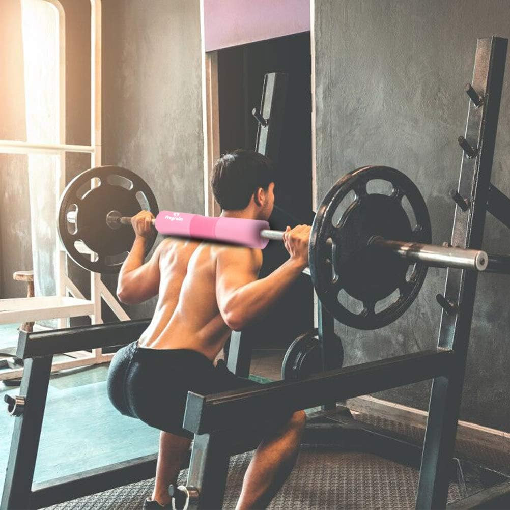 Barbell Squat Pad, Safety Bar Pad with Thick Foam and Nylon Padding - Neck & Shoulder Protective Pad Support for Squats, Lunges & Hip Thrusts - Fits Olympic Standard Weightlifting Bar