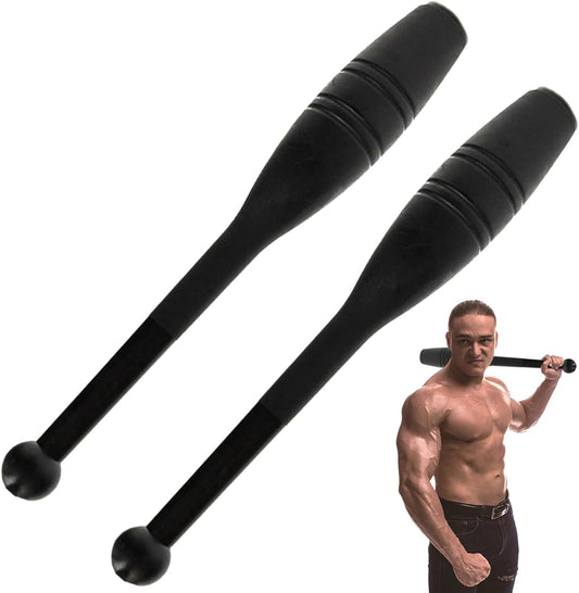Indian Club, Indian Clubs, 2LB Heavy Duty Plastic Macebell, 16.1X1.6" Reusable Weighted Workout Bar for Strength Training Rehabilitation Improves Grip Full Body Workout