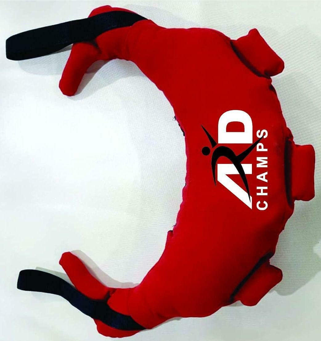 Ard-Champs Fitness Gym Training Workout Sand Bag Bulgarian Canvas 5-28 KG RED