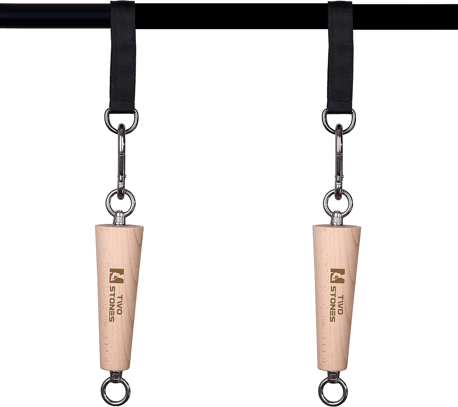 Wooden Pull up Grips | Wood Climbing Power Grips | Pull up Climbing Hold Grips | Premium Wood Training Tool for Grip Strength | Rock Climbing | Bouldering