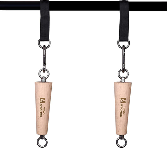 Wooden Pull up Grips | Wood Climbing Power Grips | Pull up Climbing Hold Grips | Premium Wood Training Tool for Grip Strength | Rock Climbing | Bouldering