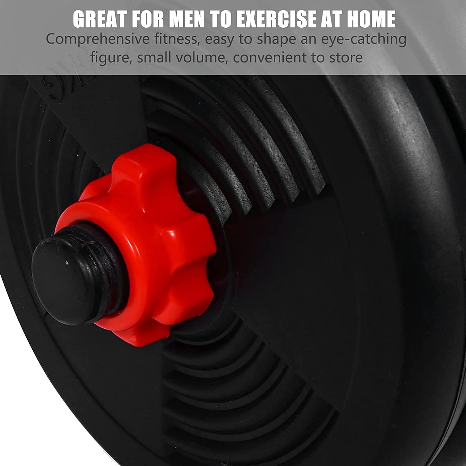 Adjustable Dumbbell Set 2 in 1 Barbell with Connecting Rod & Anti-Slip Handle Dumbbells for Men and Women 44 LB for Workout Strength Training Fitness Weight Gym