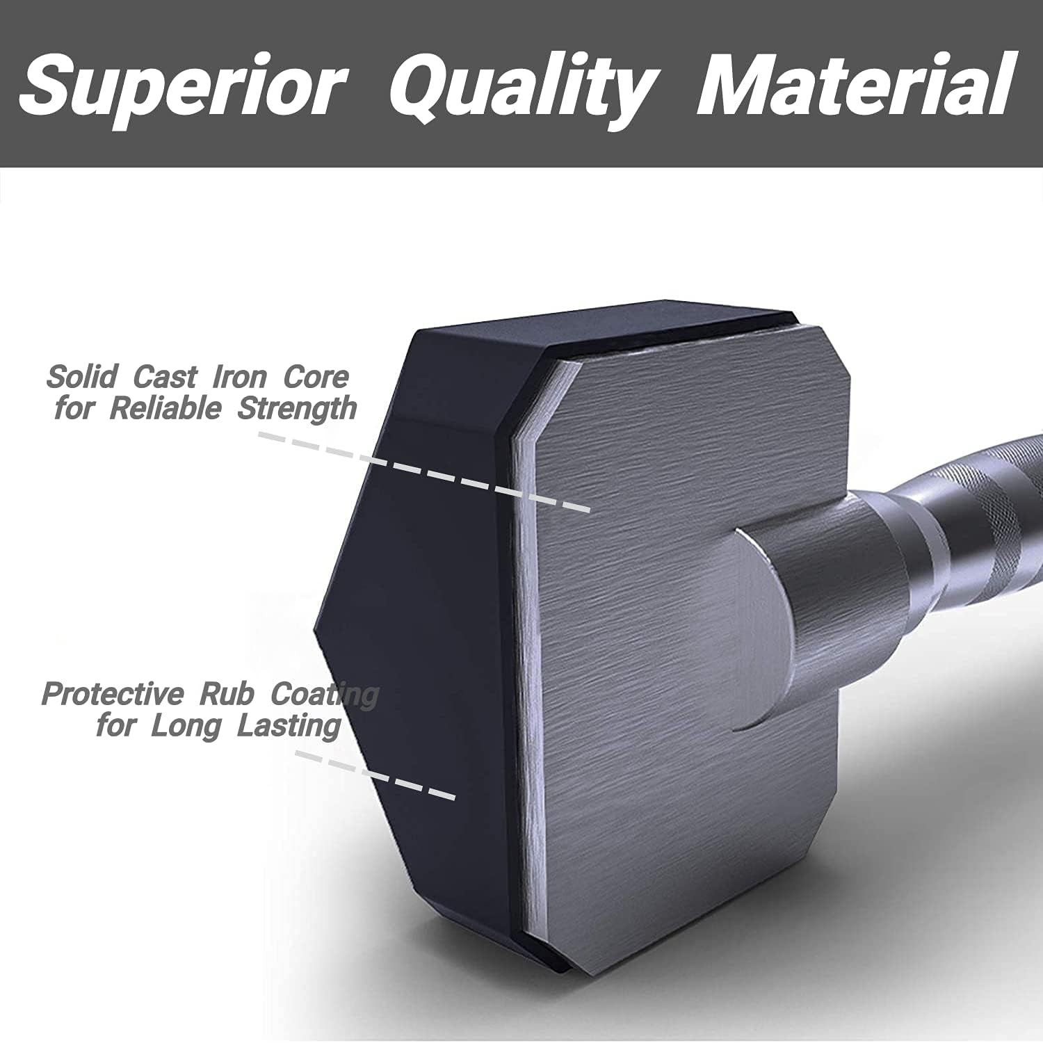 Dumbbells Free Weights Dumbbell Hand Weight Rubber Coated Cast Iron Hex Black Dumbbell Set, for Gym Equipment Workouts Strength Training for Women, Men(5 15 20 25 30 35 40 45 50Lb)