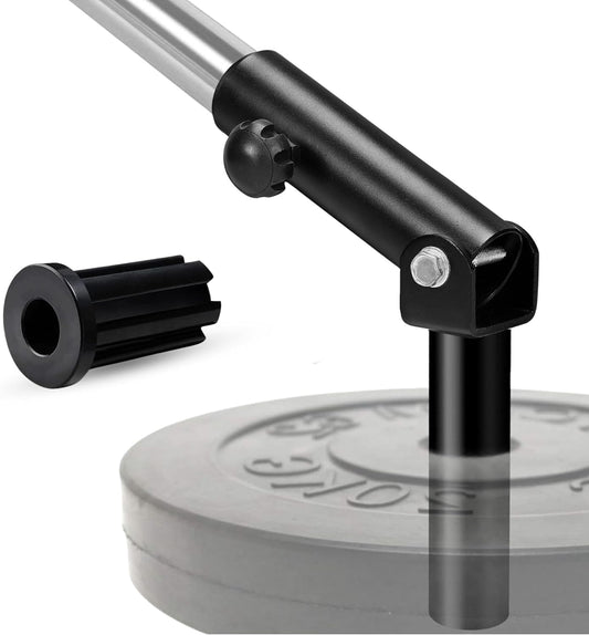 T-Bar Row Plate Post Insert Landmine Attachment – Fit 1" & 2” Olympic Bars – Full 360° Swivel & Easy to Install