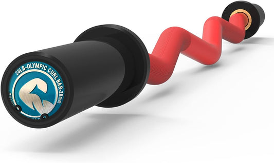 Olympic Barbell 47Inch-4Ft-350Lb /86Inch-7Ft-1500Lb EZ Curl Weight Bar, Capacity Chrome Barbells for Gym Home Strength Training,Weightlifting,Power Lifting