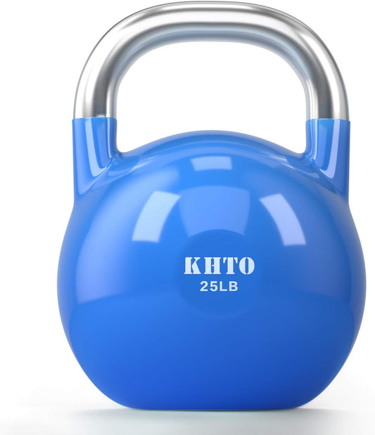 Kettle Bells – Competition Kettlebell 50 LB – Professional Grade Kettlebell for Fitness, Weightlifting, Core Training – Durable and Strong Design – 10-50 LB Color-Coded Collection