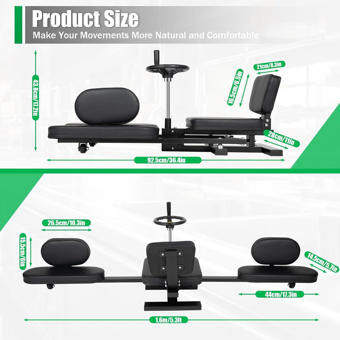 Leg Stretcher Machine Split Training, Heavy Duty Steel Frame Equipment Splits Machine for Flexibility Stretching Equipment, Leg Stretcher for Ballet, Yoga, Gymnastics and Other Sports